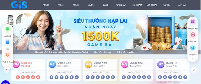 Cập nhật link vào Gi8 Cập nhật link vào Gi8