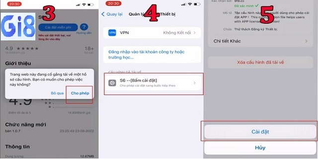 Tải app cho Android đơn giản