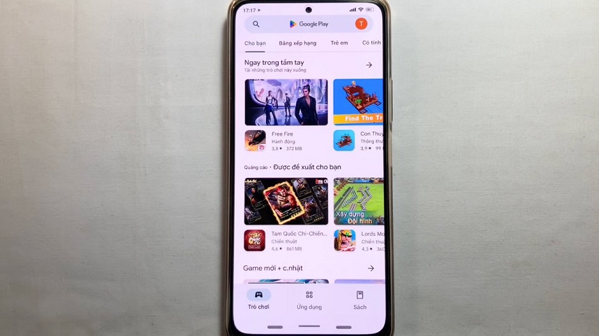 Giao diện nạp game bằng điện thoại trên smartphone Giao diện nạp game bằng điện thoại trên smartphone