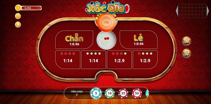 Minh họa cách chơi xóc đĩa với quân vị và bát úp Minh họa cách chơi xóc đĩa với quân vị và bát úp