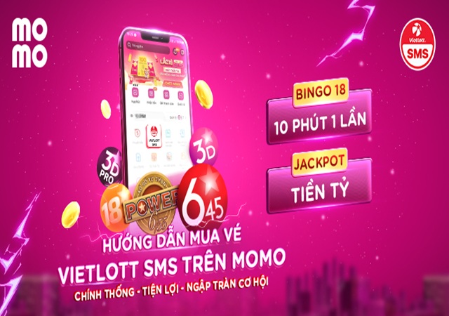Các bước mở tài khoản Vietlott SMS trên Momo Các bước mở tài khoản Vietlott SMS trên Momo