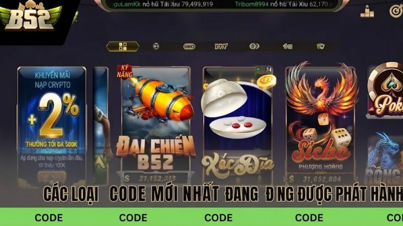 Code tân thủ thưởng chào mừng