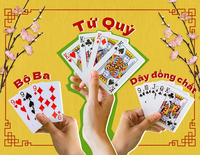 Những nhóm bài đáng lưu ý trong bài tiến lên Những nhóm bài đáng lưu ý trong bài tiến lên
