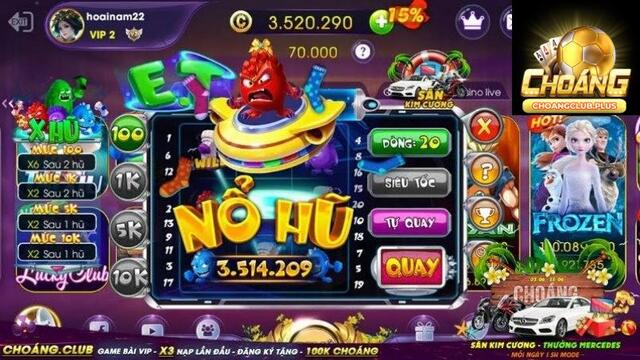 Choáng Club - Cổng game uy tín trong làng giải trí nổ hũ đổi tiền mặt Choáng Club - Cổng game uy tín trong làng giải trí nổ hũ đổi tiền mặt
